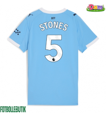 Manchester City John Stones #5 Hemmatröja Kvinnor 2025-26 Kortärmad
